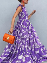 Load image into Gallery viewer, Big Swing Print Fashion Party Women's Dress