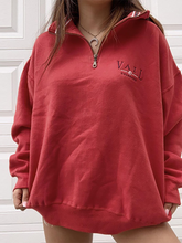 Load image into Gallery viewer, Womens Casual Standing Collar Loose Sweatshirt