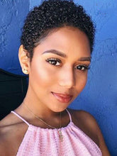 Load image into Gallery viewer, Fashion Black Natural Curly Synthetic Wig