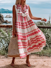 Load image into Gallery viewer, Sleeveless Fashion Printed Holiday Dress