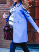 Load image into Gallery viewer, Autumn And Winter Fashion Solid Color Button Coat For Pregnant Women