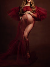 Load image into Gallery viewer, Elegant Chiffon Photography Maternity Dress