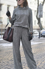 Load image into Gallery viewer, Fashion Loose Long-Sleeved Top and Trousers Women's Suit