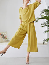 Load image into Gallery viewer, Women's Soft Linen Casual Wide-Leg Pants Suit