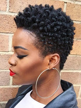 Load image into Gallery viewer, Chemical Fiber Black Wool Curly Wig