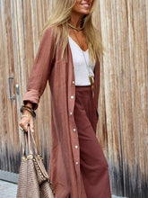 Load image into Gallery viewer, Cotton And Linen Long Leisure Women's Suit