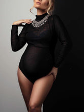Load image into Gallery viewer, Fashion Sexy Solid Color Lace Jumpsuit for Pregnant Women
