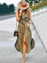 Load image into Gallery viewer, Lapel Simple Occupation Work Women's Dress