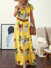 Load image into Gallery viewer, Shift Daily Cotton-Blend Floral Women's Casual Dress