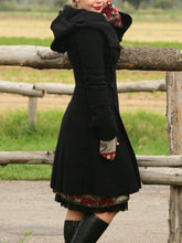 Load image into Gallery viewer, Autumn And Winter Woolen Hood Women's Outerwear