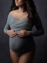 Load image into Gallery viewer, Fashion Sexy Solid Color Down One-piece for Pregnant Women