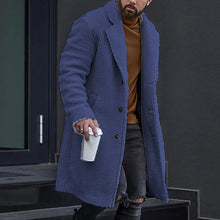 Load image into Gallery viewer, Men's Fashion Flip Collar Solid Color Winter Coats