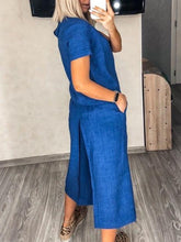 Load image into Gallery viewer, Women's Solid Color Linen Suit