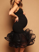 Load image into Gallery viewer, Fashion Sexy Solid Color Photo Dress For Pregnant Women