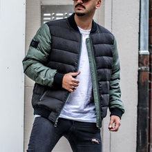 Load image into Gallery viewer, Autumn And Winter Thick Color Matching Men's Coat