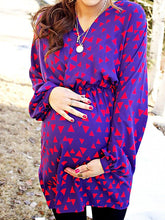 Load image into Gallery viewer, Fashion Casual Contrast Color Maternity Top