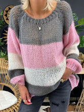 Load image into Gallery viewer, Casual Stitching Color Women's Sweater