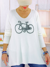 Load image into Gallery viewer, Casual Fashion Bicycle Printing Women's Top