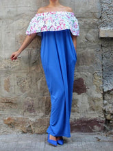 Load image into Gallery viewer, Floral One Shoulder Casual Women's Dress