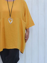 Load image into Gallery viewer, Women's Casual Linen Loose Top
