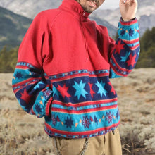 Load image into Gallery viewer, Color Matching Casual Loose Ethnic Style Men's Tops