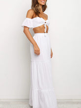 Load image into Gallery viewer, Tube Top Sexy Exposed Belly Women's Suit