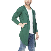 Load image into Gallery viewer, Casual Mid-Length Green Men's Cardigans
