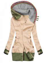 Load image into Gallery viewer, High Collar Hooded Casual Women's Coat