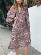 Load image into Gallery viewer, V-Neck Floral Retro Casual Women's Dress