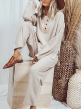 Load image into Gallery viewer, Vintage Long Sleeve Buttons Women's Suit
