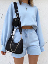 Load image into Gallery viewer, Pure Cotton Round Neck Long Sleeve Women's Suit