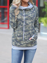Load image into Gallery viewer, Casual Long Sleeve Camouflage Hoodies For Women
