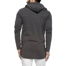 Load image into Gallery viewer, Dark Grey Hooded Men's Cardigans