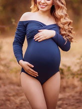 Load image into Gallery viewer, Maternity Wear Sexy Off-The-Shoulder Photography Suit
