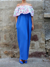 Load image into Gallery viewer, Floral One Shoulder Casual Women's Dress