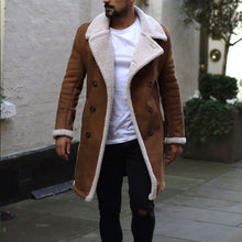 Load image into Gallery viewer, Fashion Lapel Shearling Men's Coat