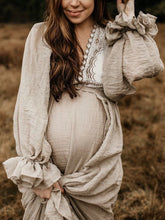 Load image into Gallery viewer, Sexy Long Tulle Photography Dress for Pregnant Women