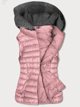 Load image into Gallery viewer, Ladies Fashion Casual Plus Velvet Warm Hooded Vest