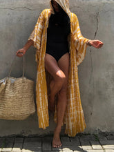 Load image into Gallery viewer, Sunscreen Casual Hooded Tie-dye Cardigan