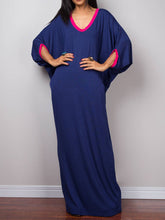 Load image into Gallery viewer, Bat Sleeve Loose Long Casual Dress