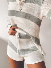Load image into Gallery viewer, Long Sleeve Shorts Knitted Casual Suit