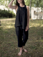 Load image into Gallery viewer, Women's Linen Casual Sleeveless Suit