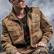 Load image into Gallery viewer, Bomber Jacket Cotton Jacket Casual Temperament Men's Jacket