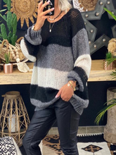 Load image into Gallery viewer, Casual Stitching Color Women's Sweater