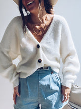 Load image into Gallery viewer, Pure Color Knitted Casual Loose Cardigan Women's Sweaters