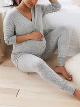 Load image into Gallery viewer, Maternity Knitted Comfortable Suit