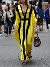 Load image into Gallery viewer, Plus Size Deep V Loose Street Shooting Women's Dress