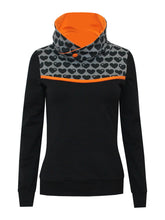 Load image into Gallery viewer, Heart-Shaped Print Breathable Long Sleeves Women's Tops