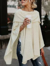 Load image into Gallery viewer, Fashion Women Pure Color Shawl Sweater