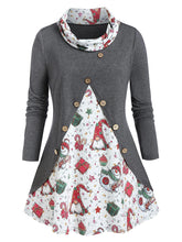 Load image into Gallery viewer, Christmas Stitching Gift Long Sleeve Women's T-shirt